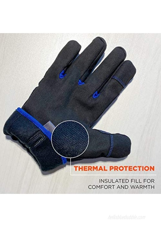 Ergodyne ProFlex 814 Thermal Winter Work Gloves Touchscreen Capable Black Large
