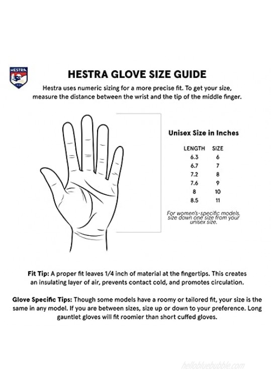 Hestra Ergo Grip Active - Durable 5-Finger Outdoors Glove for Hiking Kayaking and Running