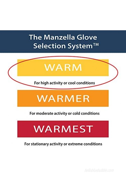 Manzella Men's Power Stretch Glove Touchscreen Capable