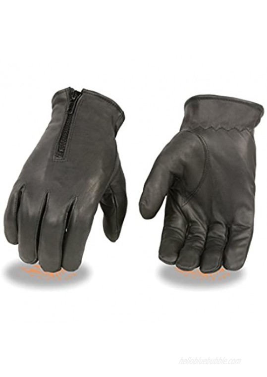 Milwaukee Men's Driving Gloves with Zipper (Black  X-Small)