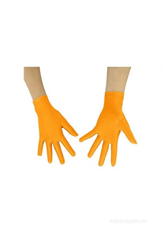 Shinningstar Adults' 10 Wrist Length Spandex Full Finger Stretchy Short Gloves