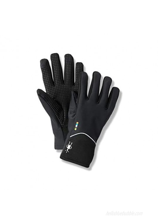 Smartwool Unisex Sport Training Glove - Merino Wool Fleece Wind Glove with Finger Grips