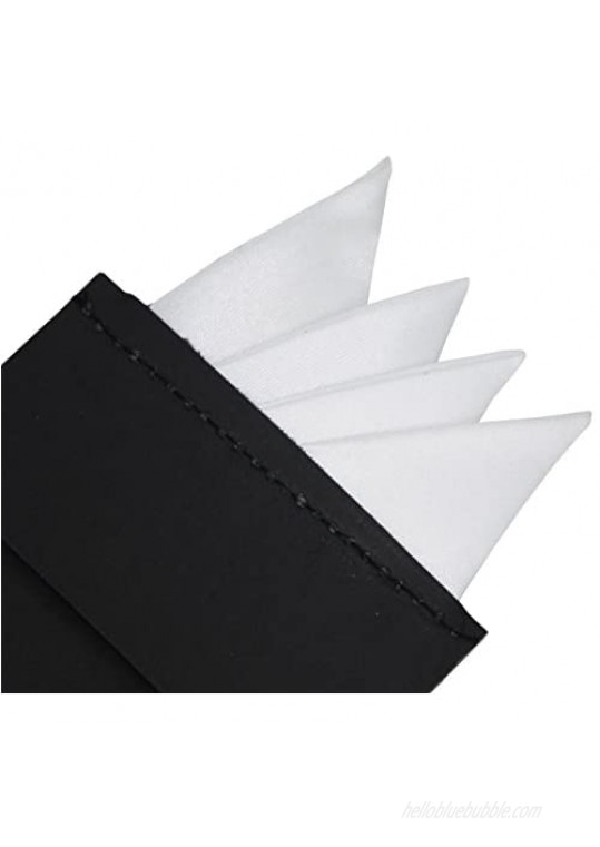 5pcs Pre Folded Pocket Squares Set for men on card Mens Formal Suits Prefolded Handkerchiefs For Wedding Party HS6
