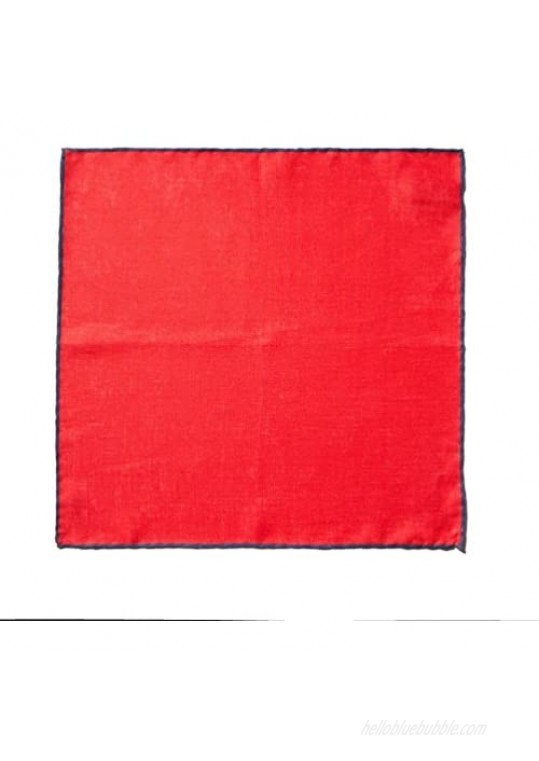 Caravaggio Italian Linen Mens Pocket Square - 16.5 Inches