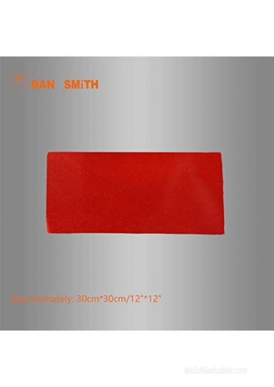 Dan Smith Men's Fashion Satin Handkerchief Designer Men's Pocket Sqaue 12