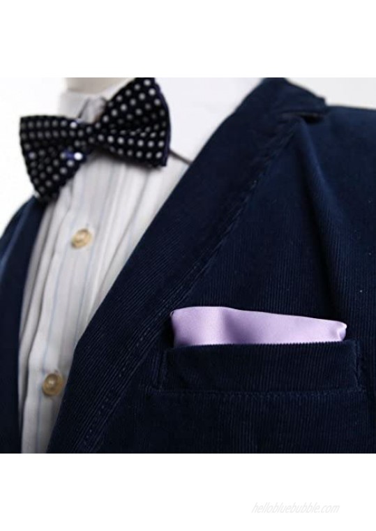 Dan Smith Plain Men's Fashion Polyester Handkerchief for Party