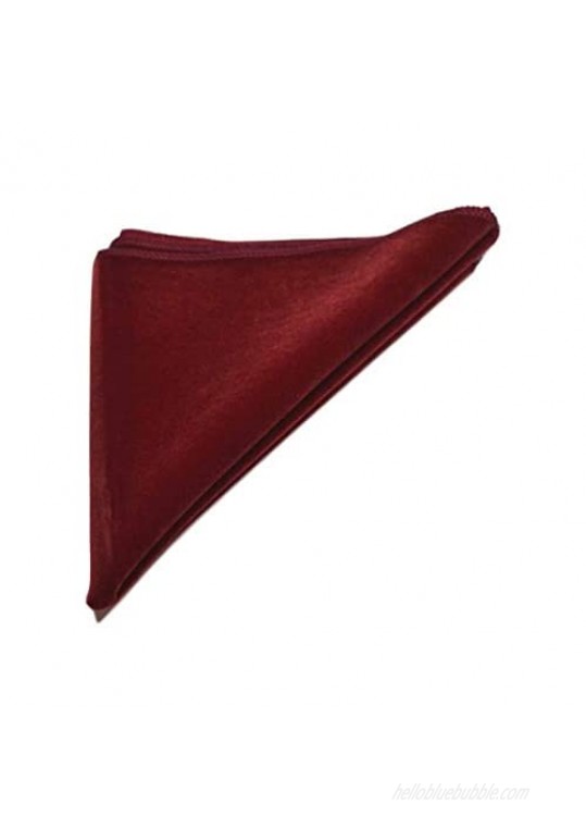 Dark Red Velvet Pocket Square Handkerchief