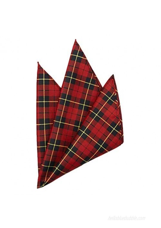 Jacob Alexander Royal Tartans Plaid Pocket Square Handkerchief