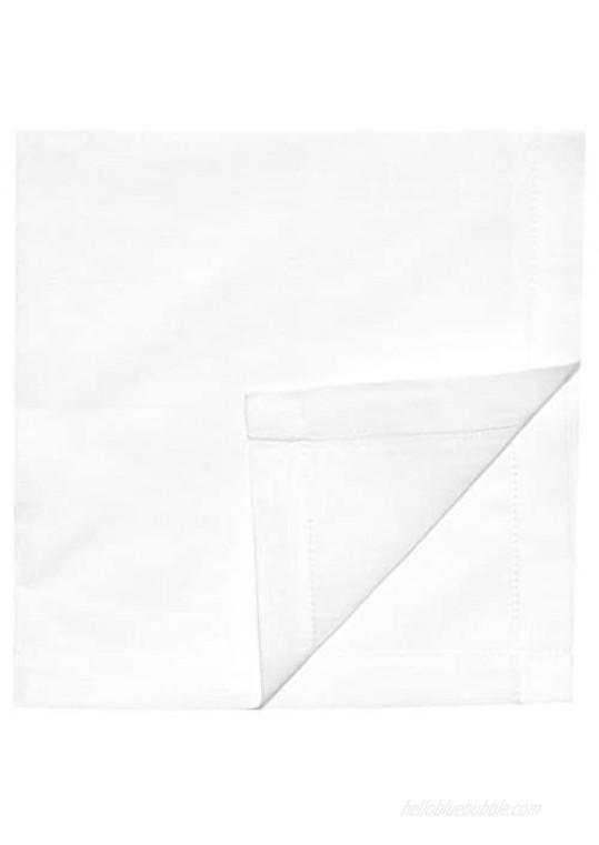 Thomas Ferguson Gentlemen's Linen Hemstitched Handkerchief - BH133 Pack of 2 16 x 16 inches (41 x 41 cm)