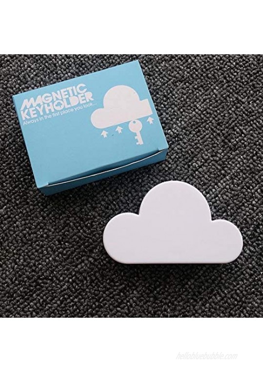 Cloud Magnetic Keychain Cloud Magnetic Wall Hanging Keychain Cloud Keychain (White)
