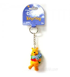 Disney Winnie The Pooh PVC Figural Key Ring   Yellow