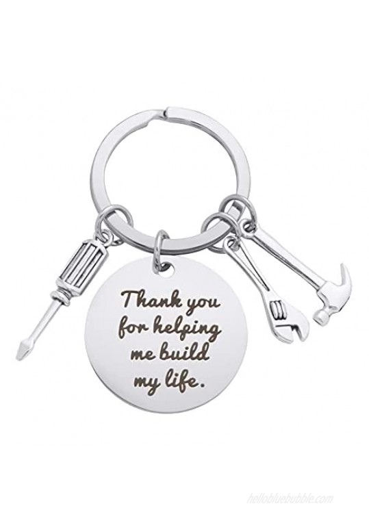 Fathers Day Keychain for Dad  Dad Keychain Key Rings from Kids Daughter Son