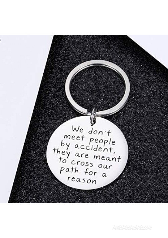 Going Away Gifts Keychain for Coworker Leaving Retirement Gifts for Women Men Colleague Boss Appreciation Thank You Friends Key Chain Farewell Goodbye Friendship Keepsake Him Her Promotion Gifts