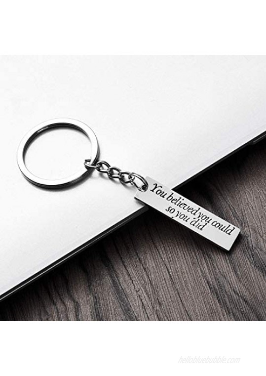 Graduation Gifts 2021 Senior Keychain for Grads - Inspirational Key Ring for Teen - Graduation Friendship Gifts For Her/Him College high school Jewelry Present Gift for Boy Girl Grads