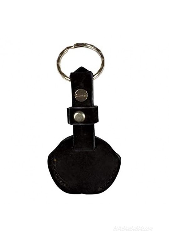 Hide & Drink Leather Key Sleeve Key Ring Holder Vintage Cover Stylish Accessories Handmade :: Black Cat
