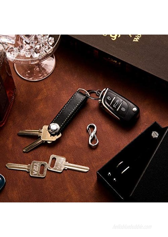 Leather Key Organizer Smart Compact Key Holder Pocket Key Holder