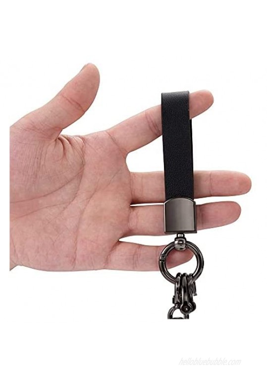 Sunnsport Multicolor Fit Hunmmer Keychains Genuine Leather Car Logo Key Chain Fit Hummer Series Car Keyring Accessories