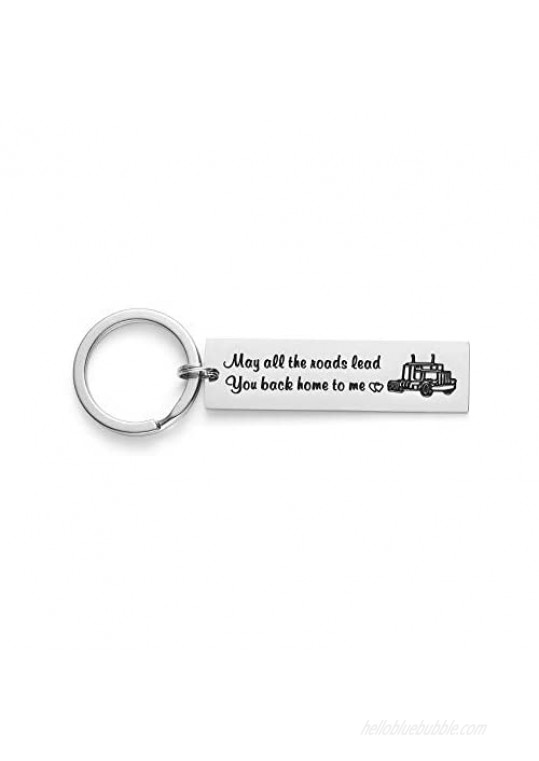 Truck Driver Gifts Keychain for Boyfriend Relationship gifts Trucker Keychains